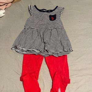 U.S. polo girl set